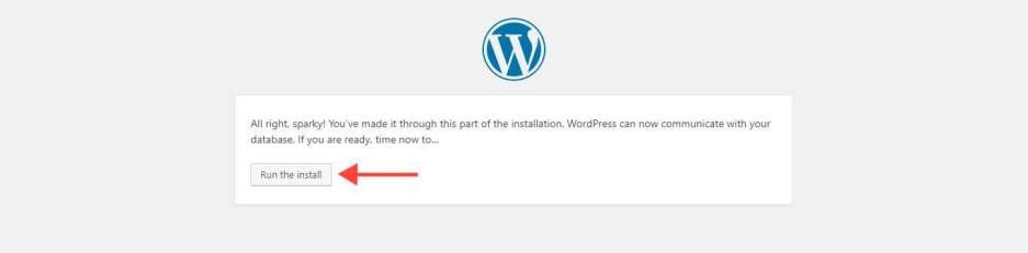 WordPress को Install  करें 